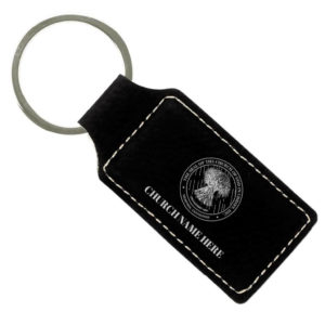 Leatherette Keychain - Laser Etched